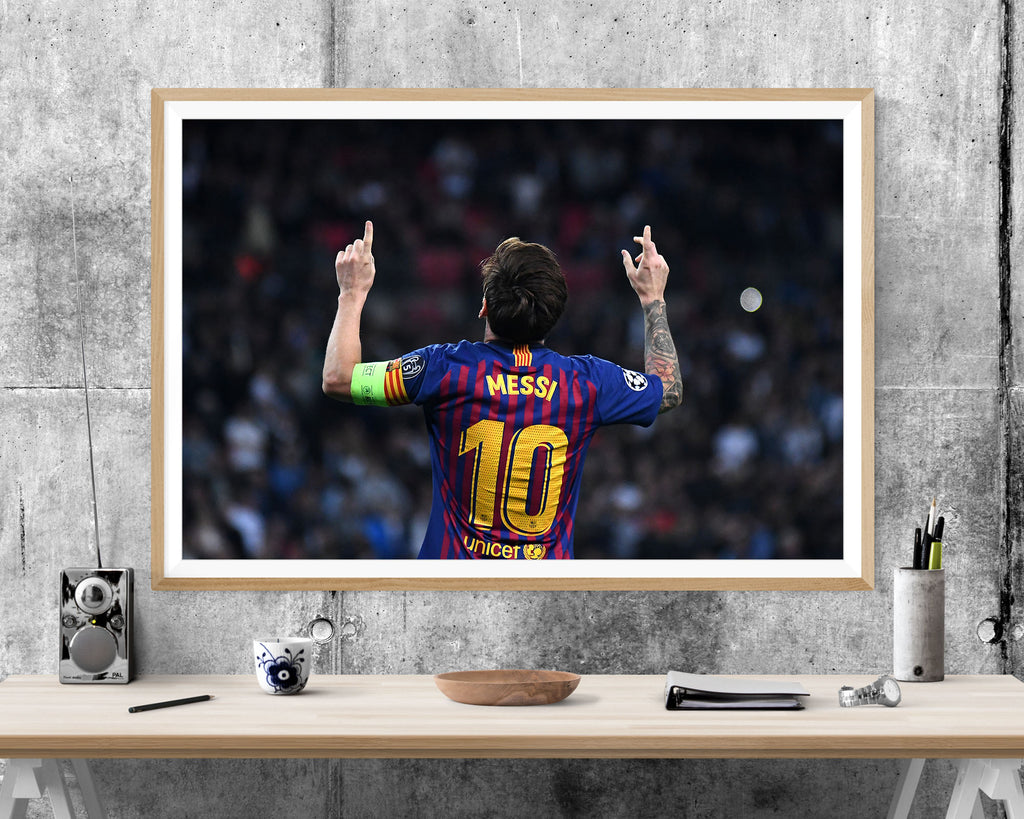 Lionel Messi Football WALL ART PRINT Poster Picture Wall Hanging