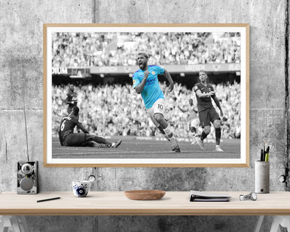 Sergio Agüero Man City WALL ART PRINT Poster Picture Wall Hanging