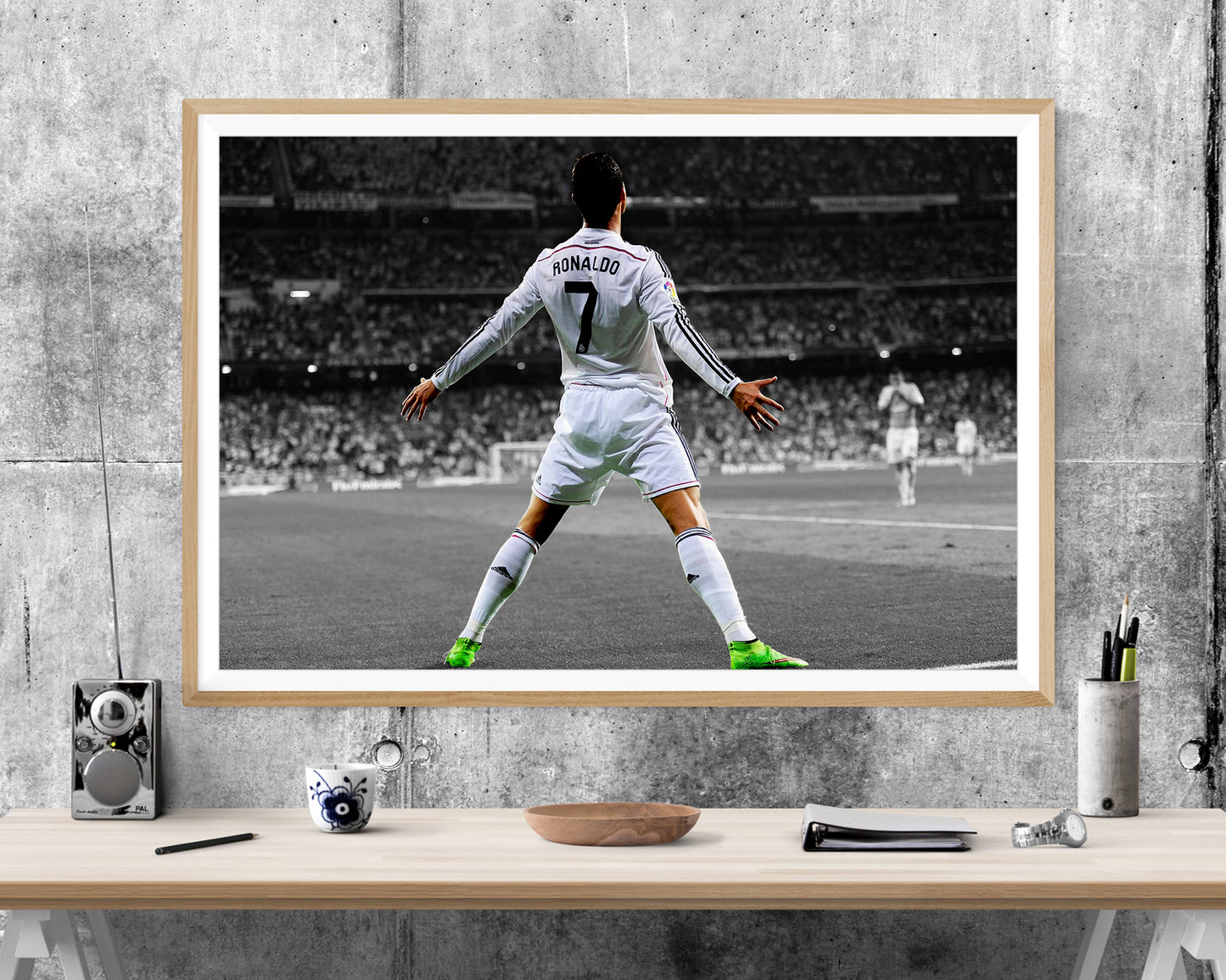 Cristiano Ronaldo Football WALL ART PRINT Poster Picture Wall Hanging