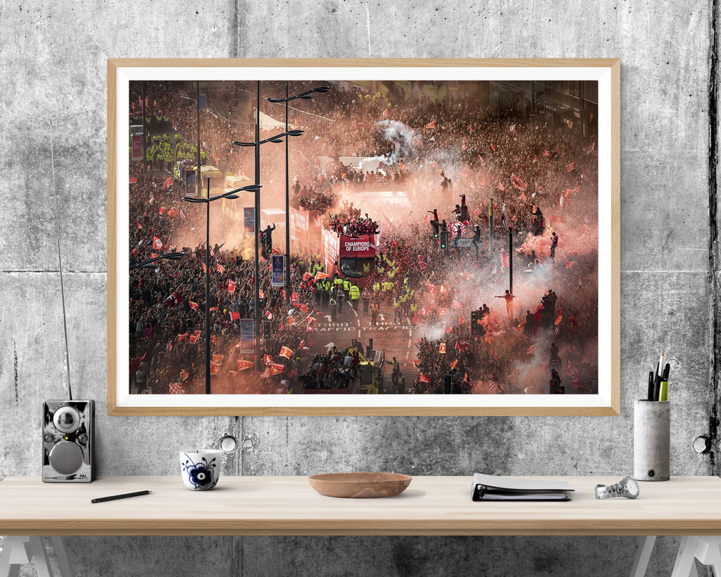 Liverpool Fc 2019 Champions League Winners Victory Parade WALL ART PRINT Poster Picture Wall Hanging