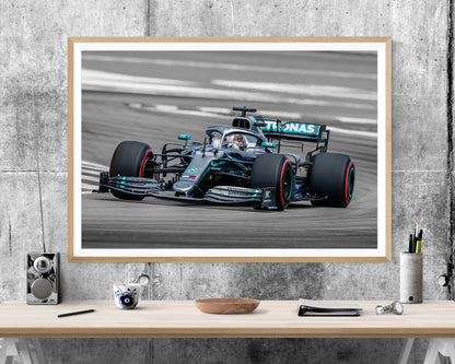 F1 Lewis Hamilton Racing Car WALL ART PRINT Poster Picture Wall Hanging