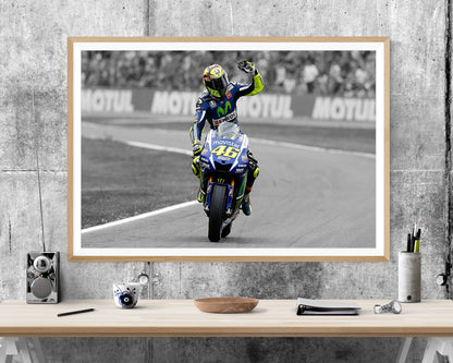 Moto Gp Valentino Rossi WALL ART PRINT Poster Picture Wall Hanging