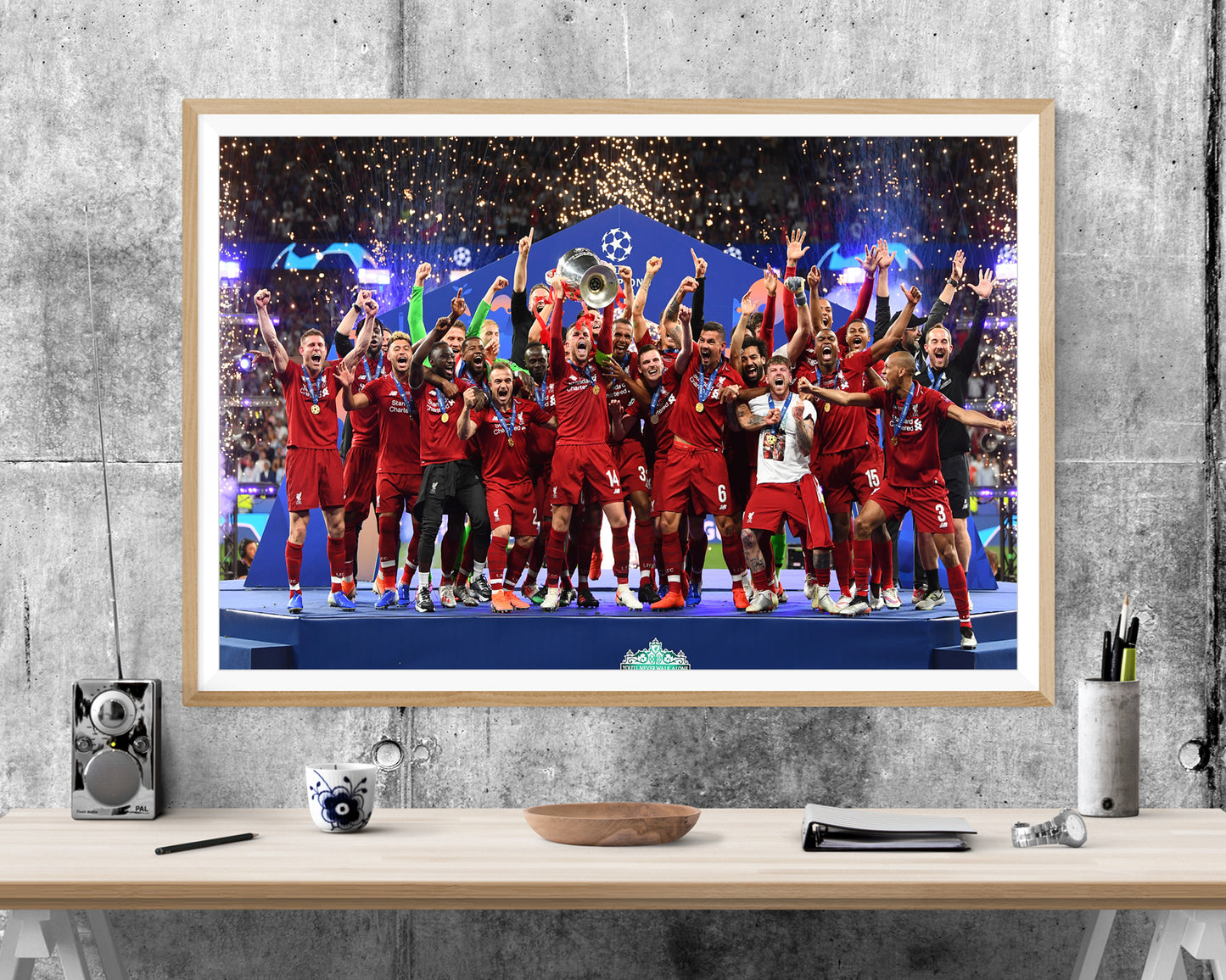 Liverpool Fc Champions League Winners WALL ART PRINT Poster Picture Wall Hanging