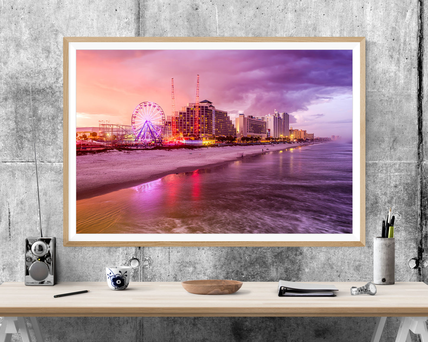 Daytona Beach Florida WALL ART PRINT Poster Picture Wall Hanging