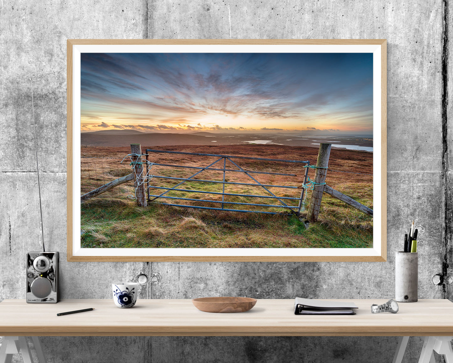 Outer Hebrides Scotland Sunset WALL ART PRINT Poster Picture Wall Hanging