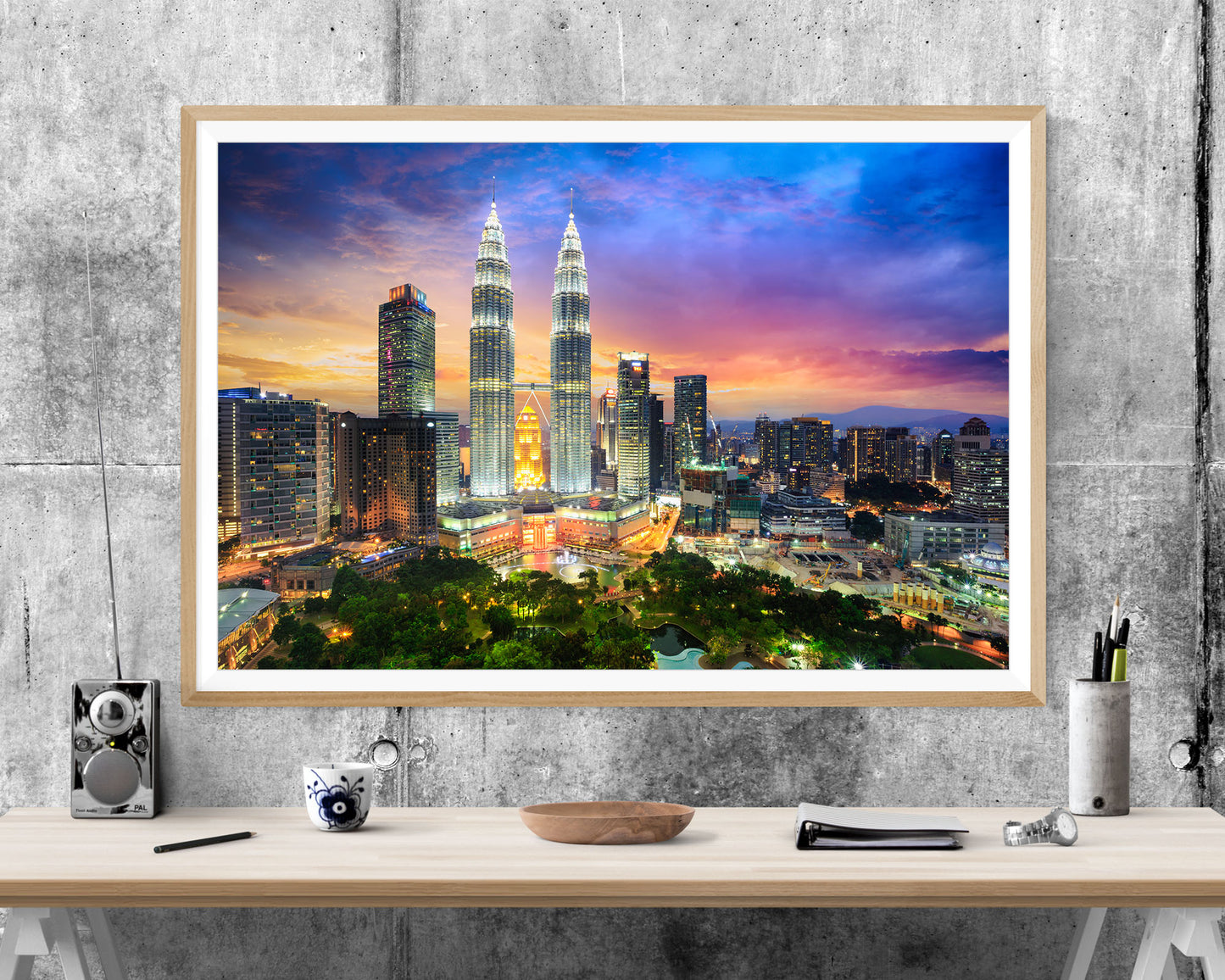 Kuala Lumpur Malaysia City WALL ART PRINT Poster Picture Wall Hanging