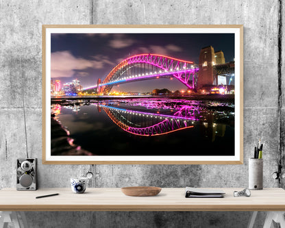 Sydney Harbour Bridge City Landmark WALL ART PRINT Poster Picture Wall Hanging