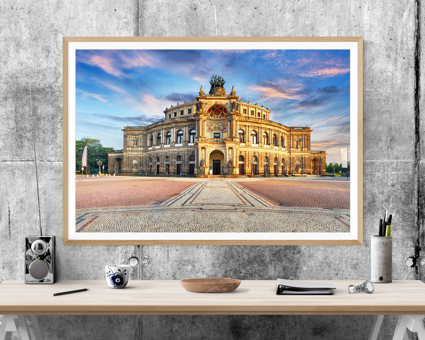 Semperoper Opera Germany Landmark WALL ART PRINT Poster Picture Wall Hanging