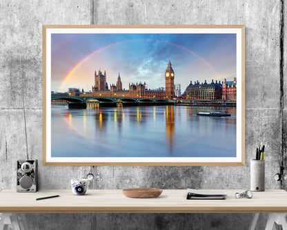 Houses Of Parliament London Landmarks WALL ART PRINT Poster Picture Wall Hanging