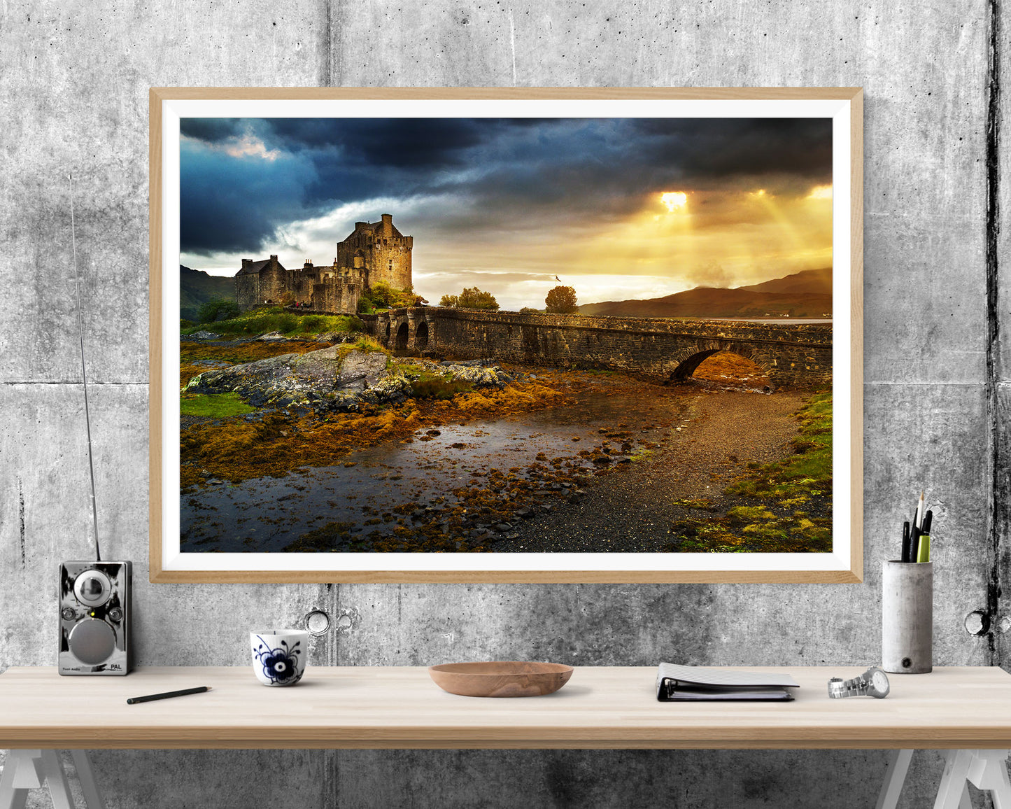 Eileen Donan Castle Scotland WALL ART PRINT Poster Picture Wall Hanging