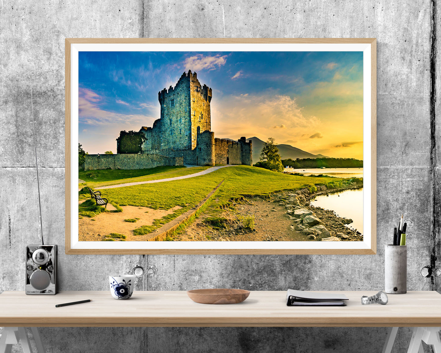 Ross Castle Killarney Ireland Landmark WALL ART PRINT Poster Picture Wall Hanging