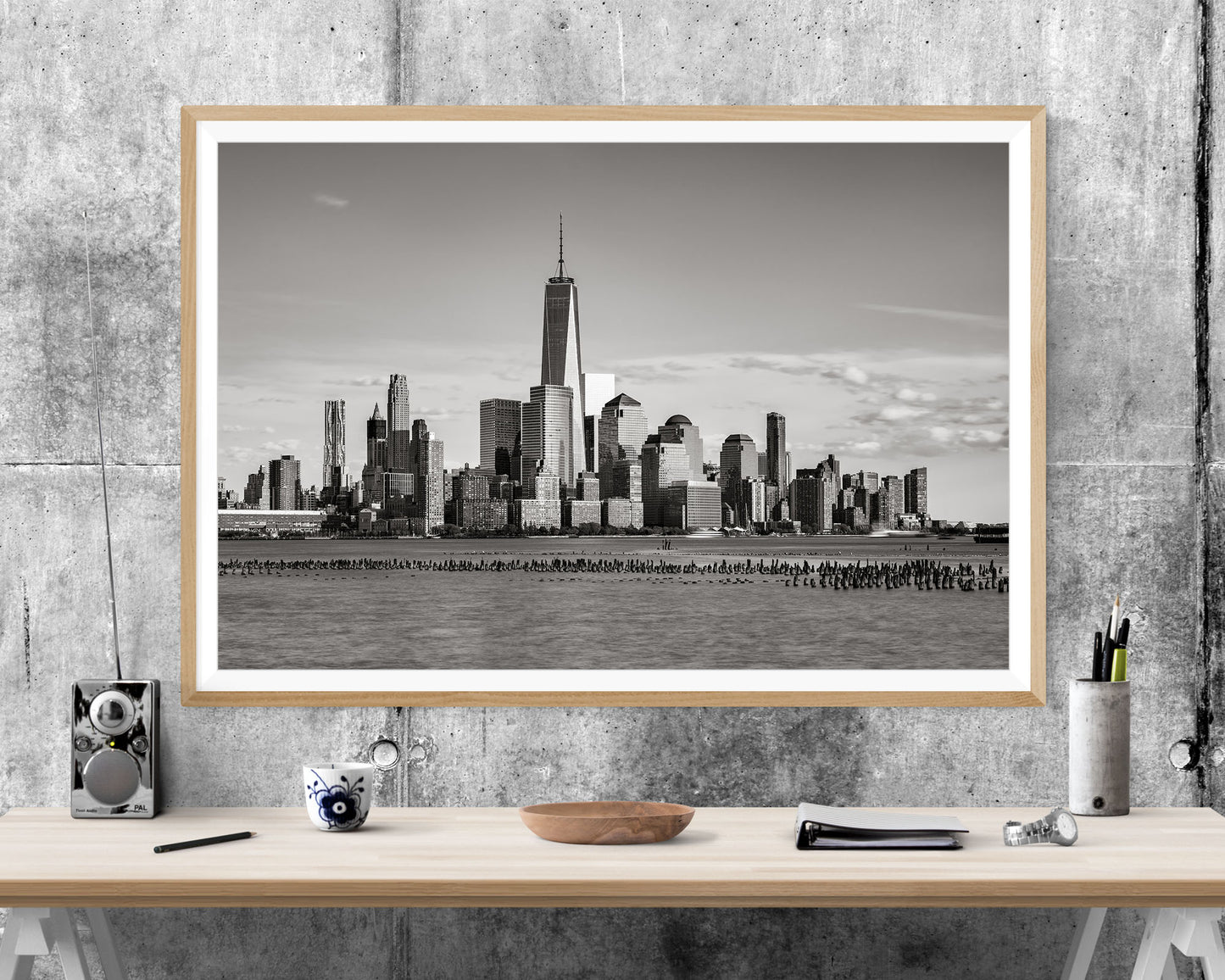 New York City Blank & White WALL ART PRINT Poster Picture Wall Hanging