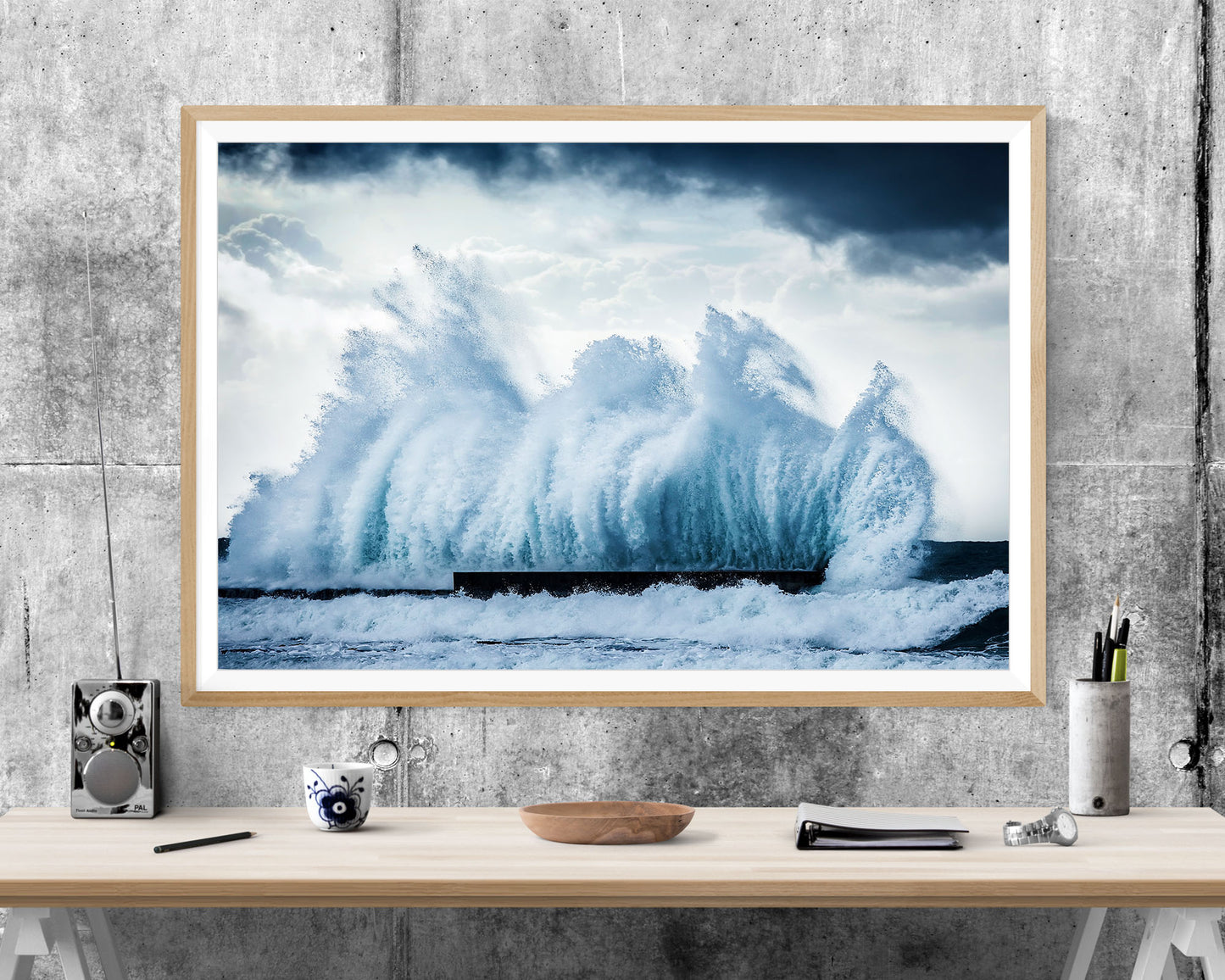 Wave Seascape WALL ART PRINT Poster Picture Wall Hanging