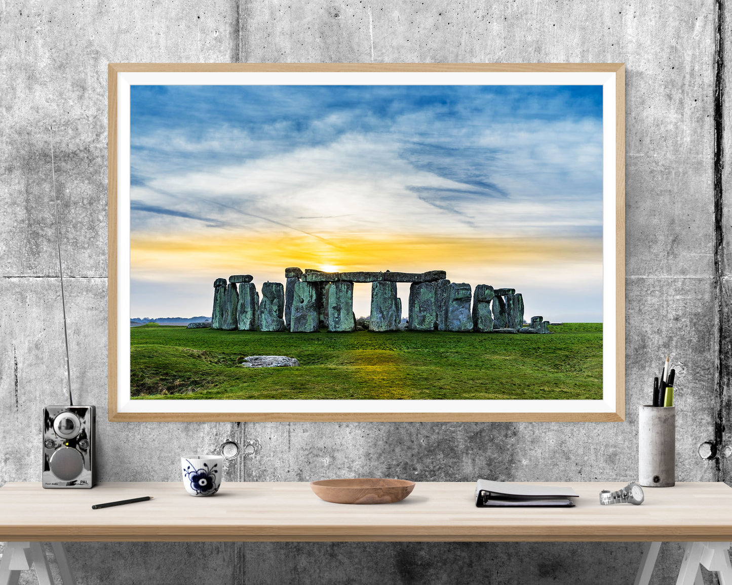 Stonehenge Sunset Landmark WALL ART PRINT Poster Picture Wall Hanging