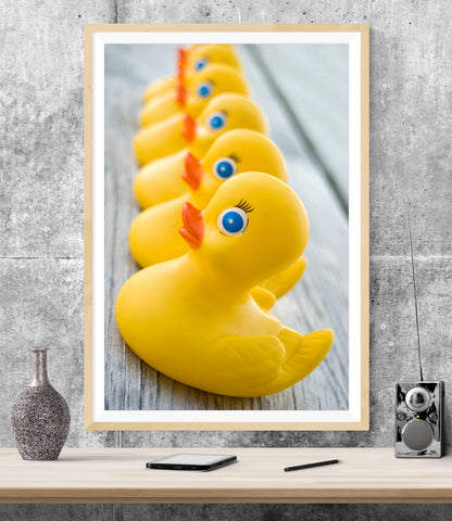 Rubber Ducks Bathroom WALL ART PRINT Poster Picture