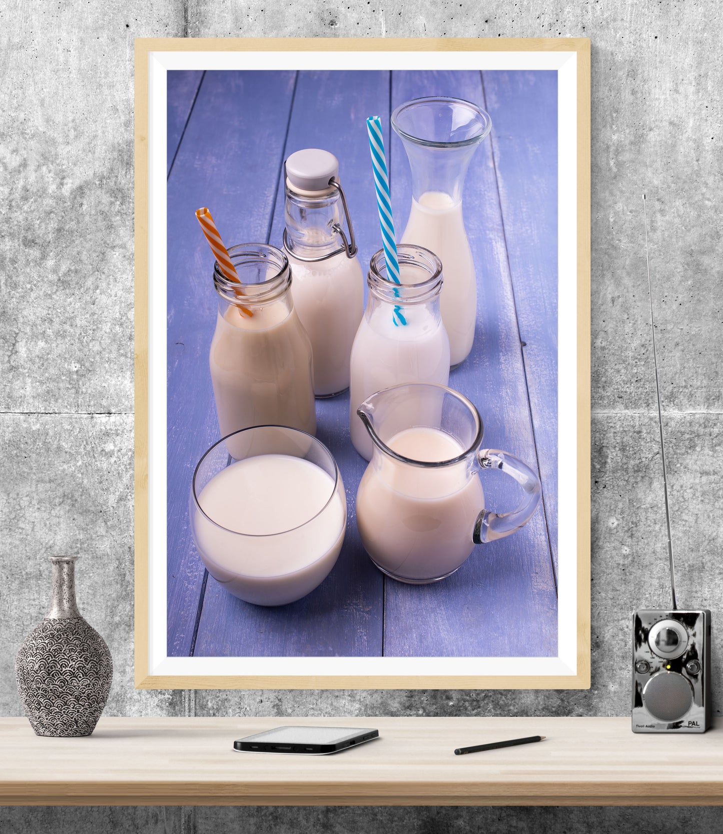 Milk Breakfast Drinks WALL ART PRINT Poster Picture