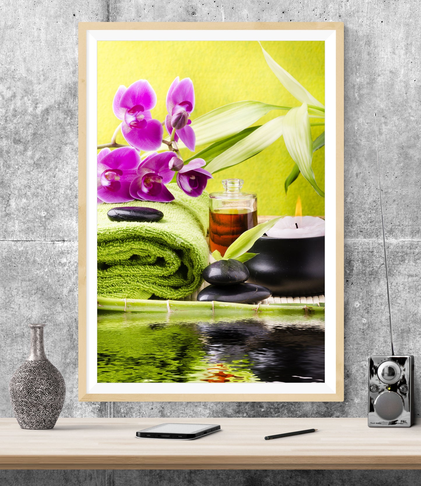 Spa Bathroom Relaxing WALL ART PRINT Poster Picture