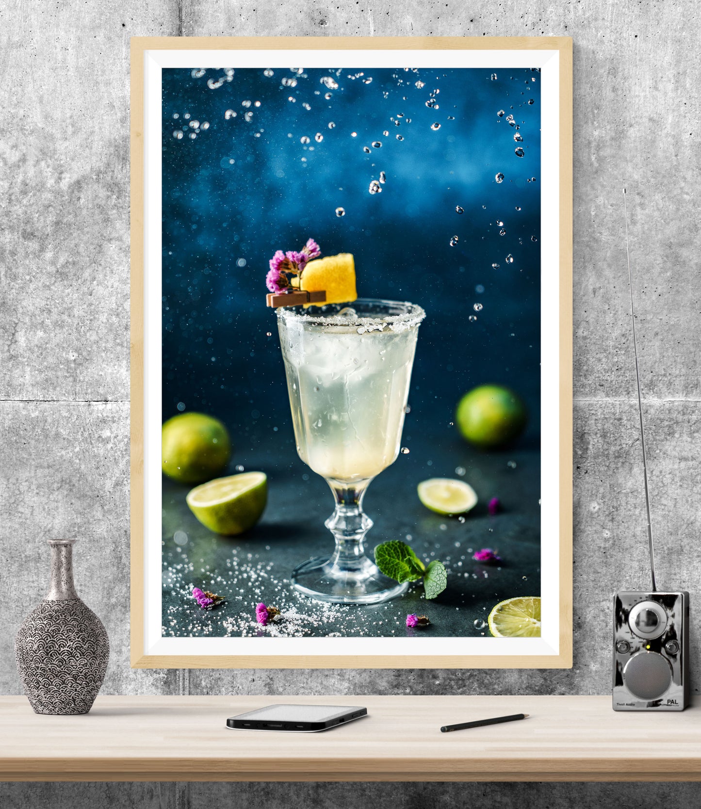 Fresh Lemonade Cocktail Drinks Bar Kitchen WALL ART PRINT Poster Picture