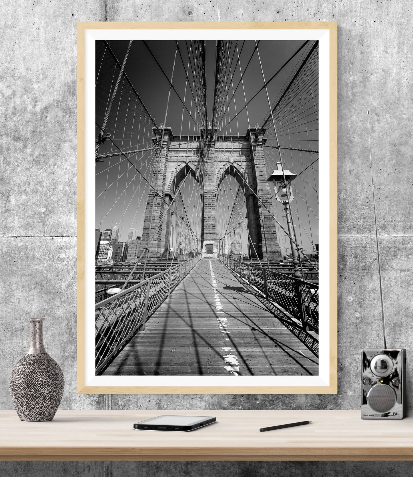 Brooklyn Bridge Landmark WALL ART PRINT Poster Picture