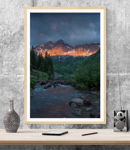 Colorado Maroon Bells Mountains WALL ART PRINT Poster Picture Wall Hanging