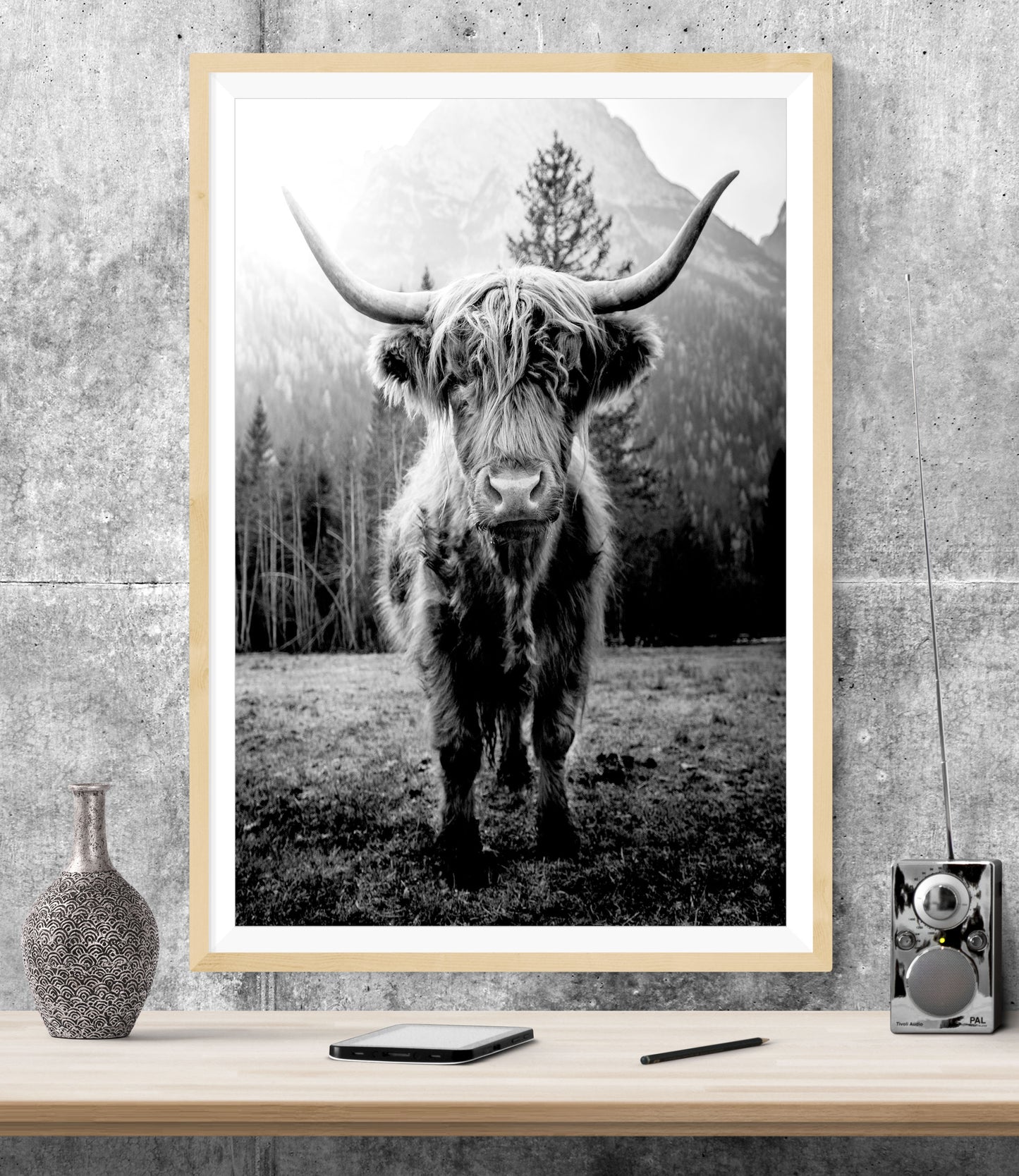 Scottish Highland Cow WALL ART PRINT Poster Picture