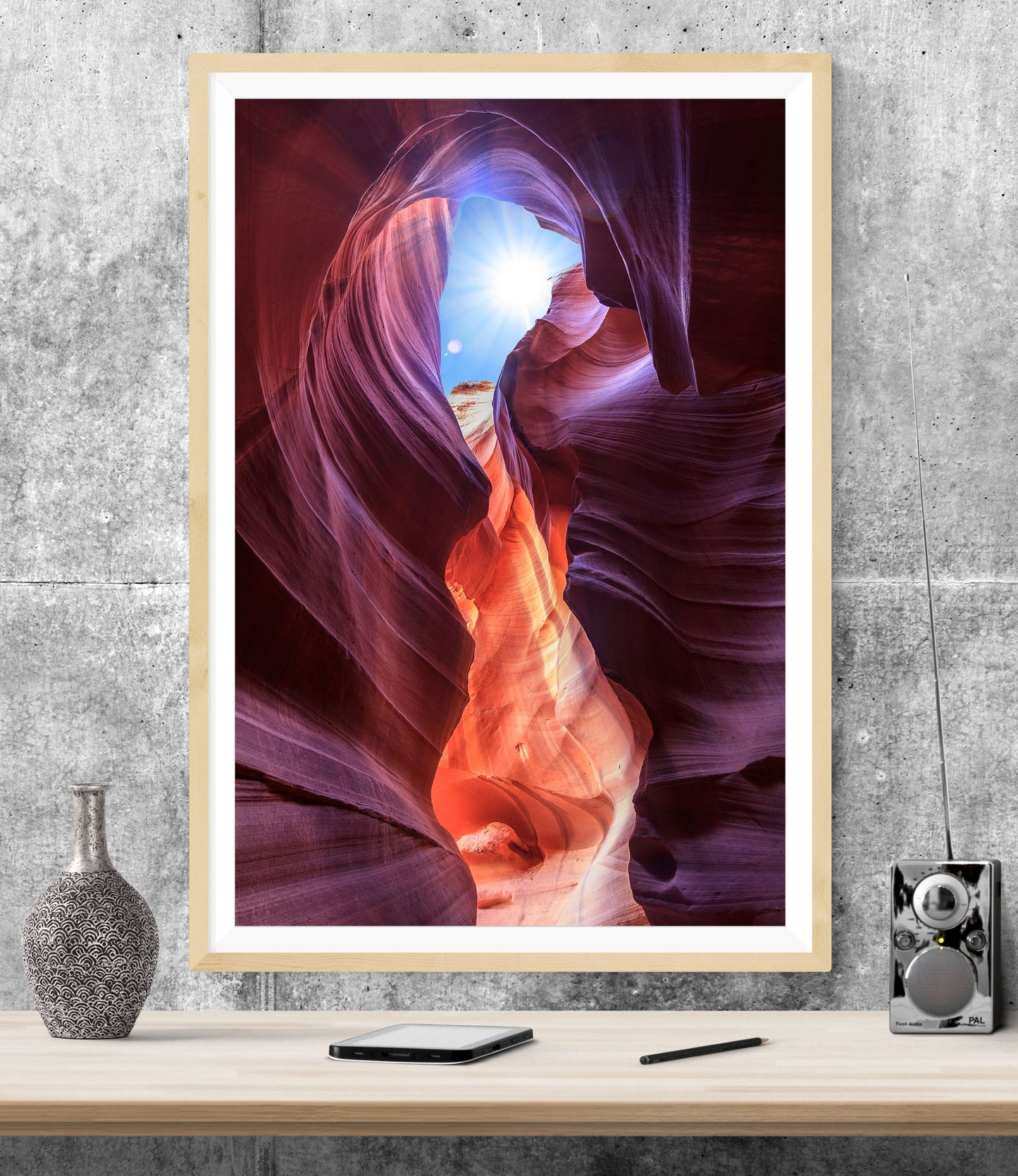 Antelope Canyon Colourful Cave WALL ART PRINT Poster Picture Wall Hanging